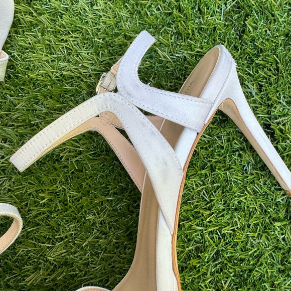 STUART WEITZMAN Mariposa Satin Platform Sandals size 7.5 - Picture 8 of 15